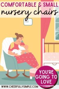 small rocking chair for a nursery you're going to love Pinterest pin