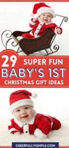 baby's first Christmas pinterest pin