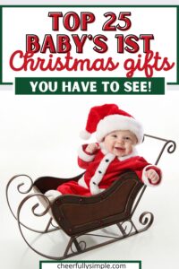 baby's first Christmas gift ideas pinterest pin