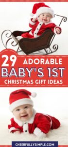 babys first Christmas pinterest pin