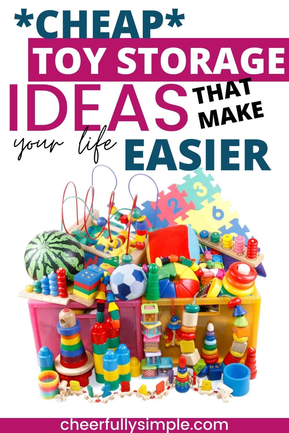 10 Cheap Toy Storage Ideas 2024 Cheerfully Simple