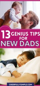 tips for a new dad pinterest pin