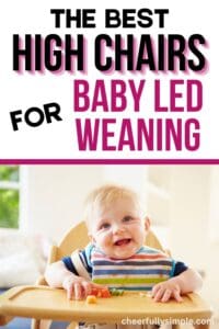 the Best high chairs for baby led weaning Pinterest pin
