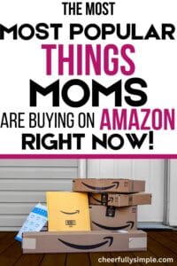 Amazon products moms are loving right now Pinterest pin