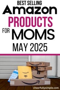 top ranking Amazon products for moms for May 2025 Pinterest pin
