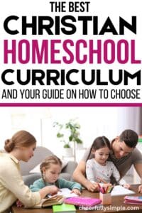 a parents guide to homeschool curriculum Pinterest pin
