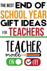 super thoughtful end of year gift ideas for teachers Pinterest pin
