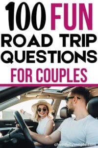 100 road trip questions for couples Pinterest pin