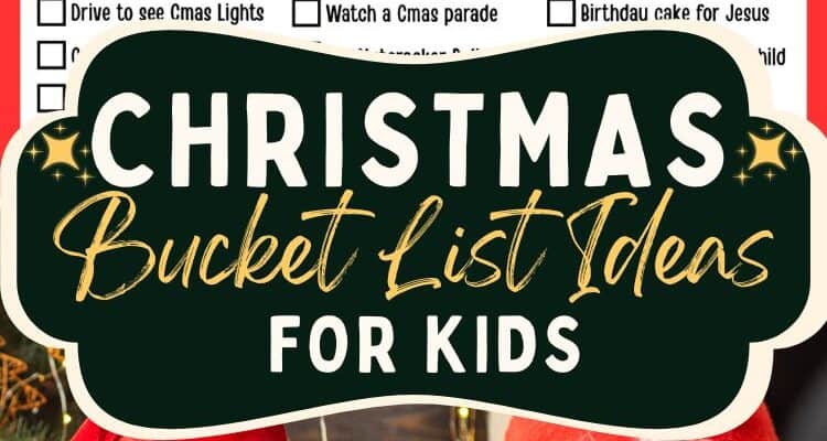 Christmas Bucket List for Kids