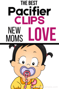 the best pacifier clips new moms love Pinterest pin